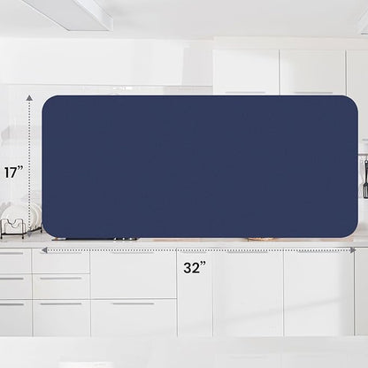 WISELIFE Dish Drying Mat Super Absorbent Drying Mat Large Dish Drying Mats for Kitchen Counter Easy Clean Dish Mat Kitchen Drying Mat18"x 32" Classic Blue - Image 3