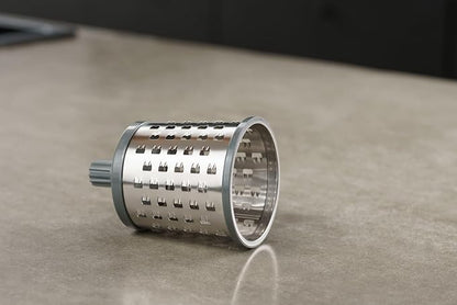 Zyliss E900059 Universal Drum Grater, Stainless Steel, Grating Apples, Cereals, Granola, for Use with Zyliss Rotary Cheese Grater, 5 Year Guarantee