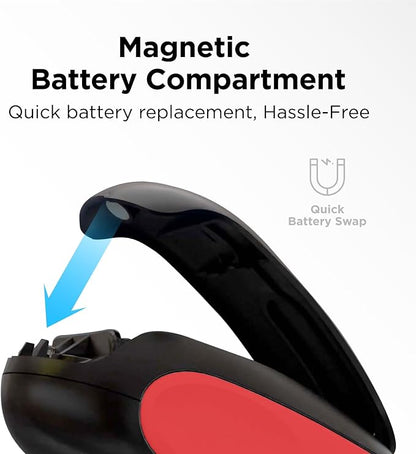 Kitchen Mama One-To-Go Electric Can Opener: One Touch, Auto Stop, Smooth Edge, Lid Lift, Safety, Automatic, Magnetic, Cordless, Battery Operated, Kitchen Appliance for Senior with Arthritis (Red) - Image 5