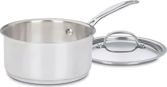 Cuisinart 719-18 Chef's Classic Stainless 2-Quart Saucepan with Cover by Cuisinart