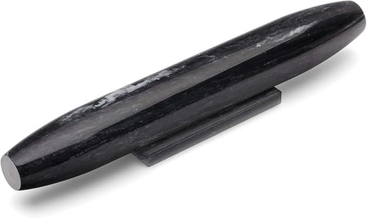 Fox Run 48759 Black Marble French Rolling Pin, 2 x 12 x 2 inches