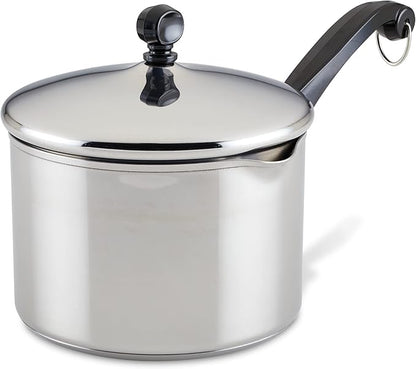 Farberware Classic Stainless Steel 3-Quart Covered Straining Saucepan - - Silver - Image 11