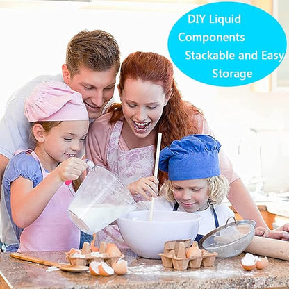 AIKEXIN 20-Piece Measuring Cups and Spoons Set, Nesting Stainless Steel Measuring Cups Spoons with Plastic Measuring Cup for Dry and Liquid Ingredients, Kitchen Cooking & Baking Gadgets - Image 4