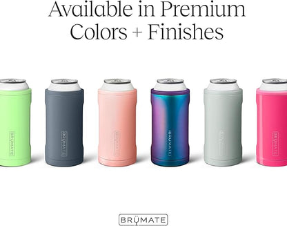 BrüMate Hopsulator Trio 3-in-1 Insulated Can Cooler for 12oz / 16oz Cans + 100% Leak Proof Tumbler with Lid | Insulated for Beer, Soda, and Energy Drinks