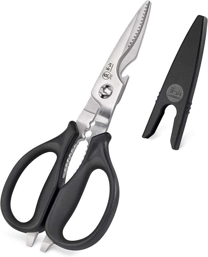 Cangshan 503343 9-inch Heavy-Duty Come-Apart Kitchen Shears with Guard - Image 2