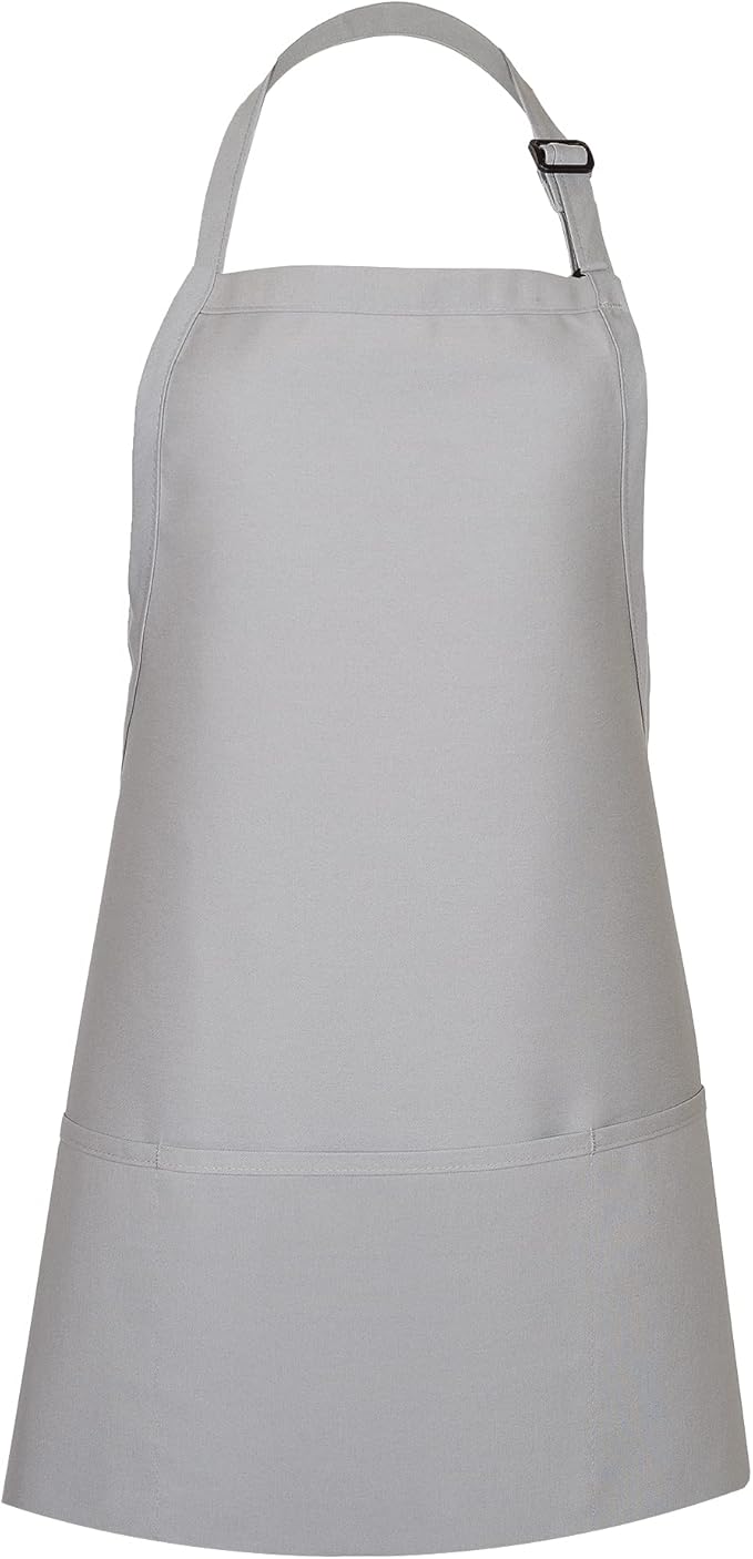 FAME® 3 Pocket Adjustable Unisex Bib Apron - F10 - Restaurants, Home, Hobbyist, Chef, Paint Party, Gardener, Grocery Store