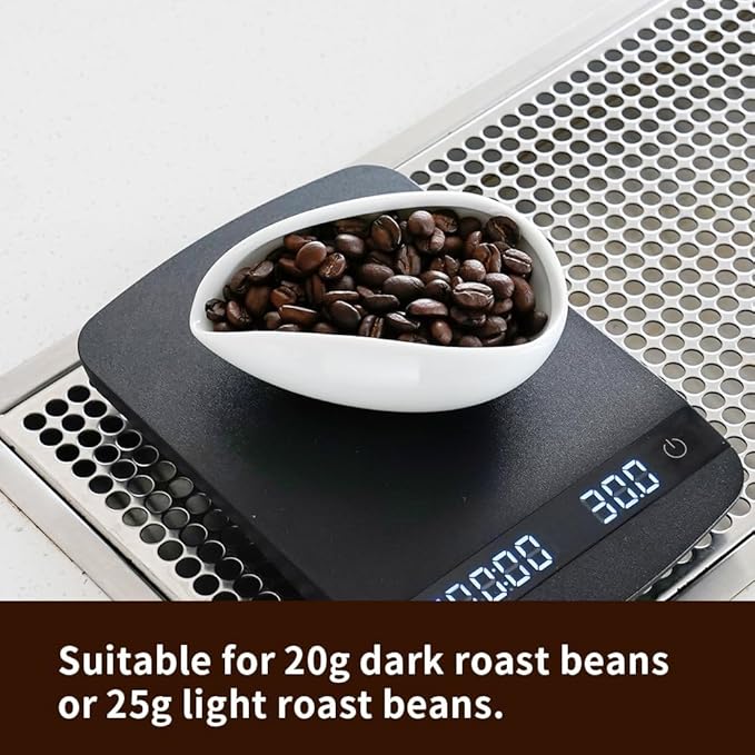 watchget Coffee Bean Dosing Cup & Static Reduction Spray Bottle Kit for Espresso Bar, Ceramic Single Dose Tray for Brewing/Tea, Barista Accessories Set, White - Image 7