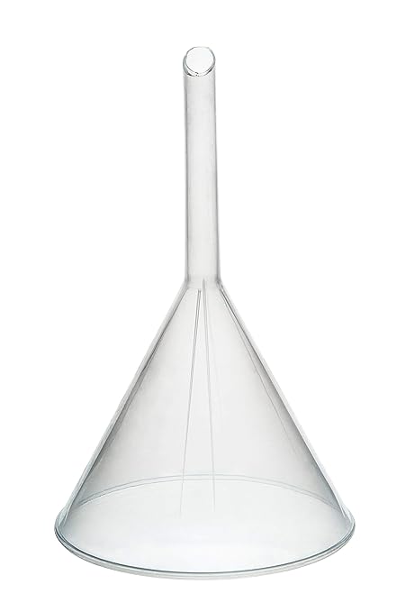 EISCO Filter Funnel, 5.7" - Polyethylene Plastic - Resistant to Acids & Alkalis - Great for Laboratory, Classroom or Home Use