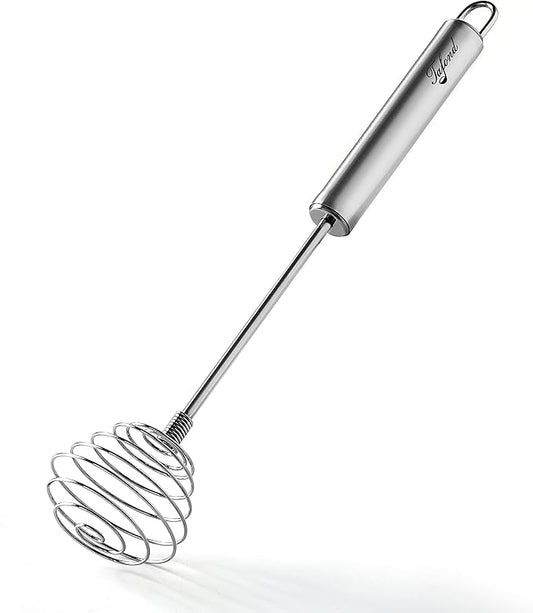 Whisk, Stainless Steel Spring Whisk, Balloon Whisk Egg Beater for Blending, Whisking, Beating, or Stirring by Tafond