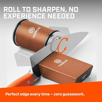 Tumbler Rolling Knife Sharpener Starter Set - Knife Sharpening Made Easy - Ultimate Gift for Father's Day - Image 5