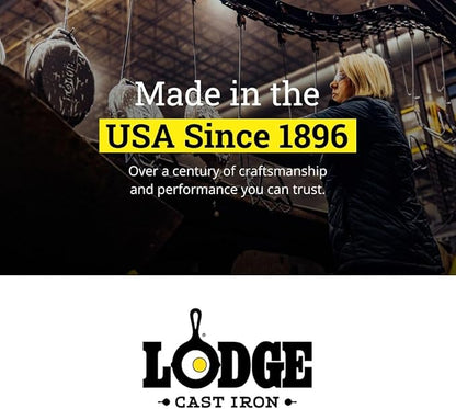 Lodge Seasoned Cast Iron Skillet Set 8, 10.25 & 12 Inches - PFAS-Free, Non-Toxic Cookware - Use with an Oven, Stove, Grill, or Campfire - Naturally Non-Stick & Oven Safe