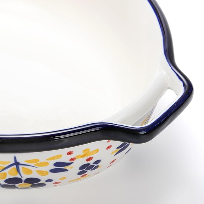 Peohud 3 Pack Ceramic Baking Dishes, 50 Oz Large Casserole Dish for Oven, Oval Au Gratin Pans, Porcelain Bakeware Set Lasagna Pans for Cooking, Cake Dinner, Kitchen, 10 x 7.9 x 2.6 Inches - Image 3