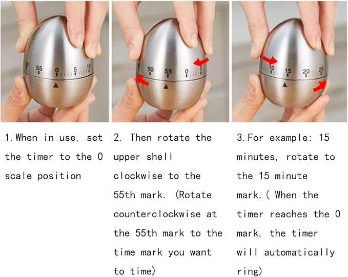 Cute Tomato Shape 360 Degree Rotating Kitchen Cooking Timer Kitchen Craft Mechanical Wind Up 60 Minutes Timer