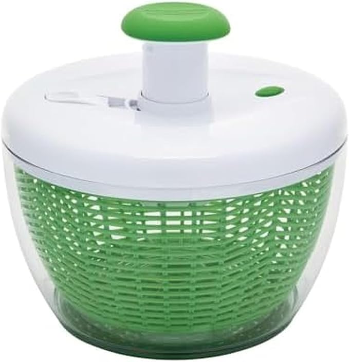 Farberware Small Pro Salad Spinner, 3.16 Qt Lettuce Spinner with Pump Mechanism, Colander Basket and Non-Slip Base - Compact Fruit Washer Spinner Bowl for Singles and Couples by Farberware