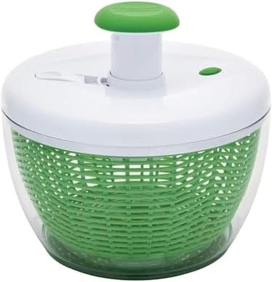 Farberware Small Pro Salad Spinner, 3.16 Qt Lettuce Spinner with Pump Mechanism, Colander Basket and Non-Slip Base - Compact Fruit Washer Spinner Bowl for Singles and Couples by Farberware