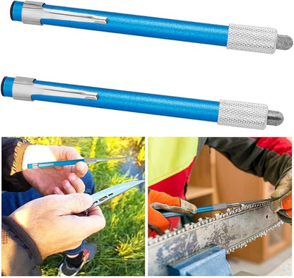 Wolfride 2Pcs Serrated Knife Sharpener, Retractable Diamond Sharpening Rod Multifunctional Knife Sharpening Tool for Outdoor Kitchen Fishing Hunting - Image 5