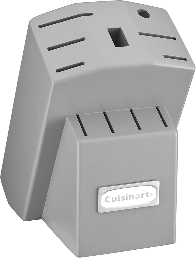Cuisinart C77SSW-12PG Color Pro Collection 12 Piece Knife Block Set, White with Grey Block - Image 4