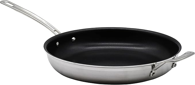 Cuisinart 15 Piece Cookware Set, MultiClad Pro Triple Ply, Silver, MCP-15N - Image 4