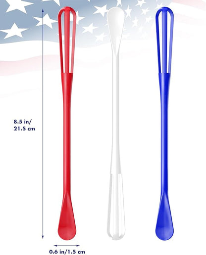 OYV American Colors Mini Whisk Set, 8.5 in Mini Whisks for Cooking, 3 Pieces Small Wisk For Whisking, Beating, Blending Ingredients, Mixing Sauces, BPA Free Tiny Whisk - Image 2