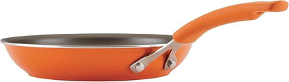 Rachael Ray Cook + Create Nonstick Cookware Frying Pan/Skillet, Fry Pan, 10 Inch - Orange - Image 9
