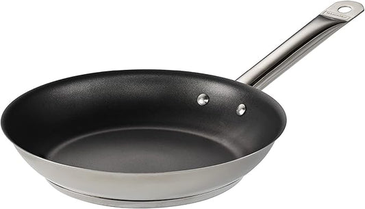 Tramontina 10-Inch Non Stick Frying Pan, Tri-Ply Base Stainless Steel Skillet with Reinforced Nonstick Coating, Dishwasher and Oven Safe by Tramontina