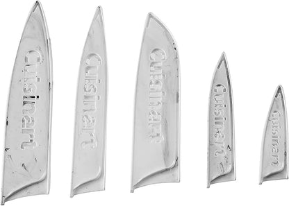 Cuisinart C55-10PWM Ceramic Coated Knife Set with Blade Guard Sheaths (10- Piece Set) in Faux Marble - Image 4