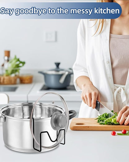 Crock Pot Lid Holder,Stainless Steel Crockpot Lid Holder Attachment,Crockpot Cover Holder,Slow Cooker Lid Holder,Lid Hanger For Crock Pot while Cooking
