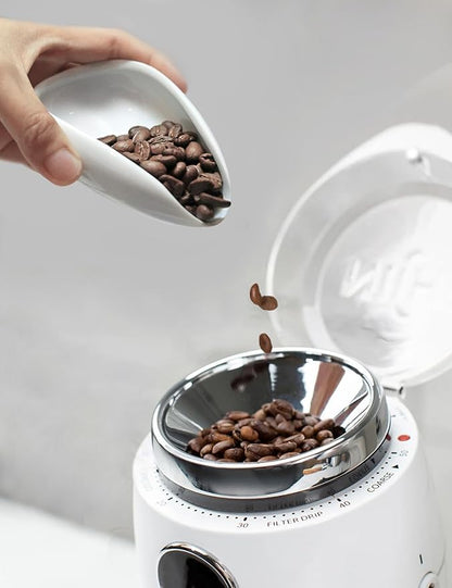 Coffee Bean Dosing Cup and Spray Bottle Set, Ceramic Single Dosing Tray for Coffee&Tea, Dosing Vessel Espresso Accessories for Coffee Bar, White - Image 5