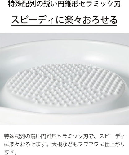 Kyocera Ceramic Grater - 6.5" Medium for Ginger and Garlic - Image 5