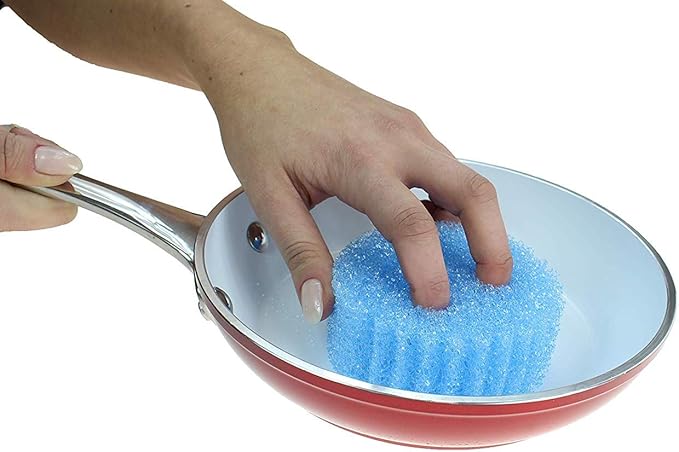 Scrub Daddy Colors Sponge Set, FlexTexture, 3ct Pack of 2 | Temperature Responsive | Deep Cleaning | Dishwasher Safe | Multi-use - Image 6