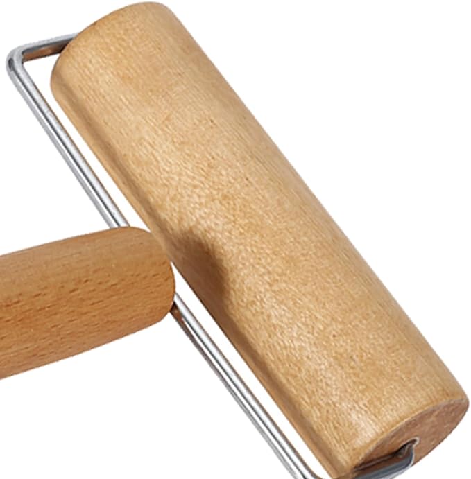 Small Rolling Pin, Pizza Dough Roller, Non Stick Wood Pastry Roller, Kitchen Wooden Rolling Pins for Baking Cooking Cookie Bread Tortilla Dumpling Fondant Clay (Style 1) - Image 3