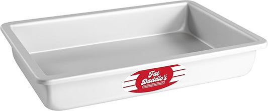 Fat Daddio's POB-7112 Sheet Cake Pan, 7 x 11 x 2 Inch, Silver