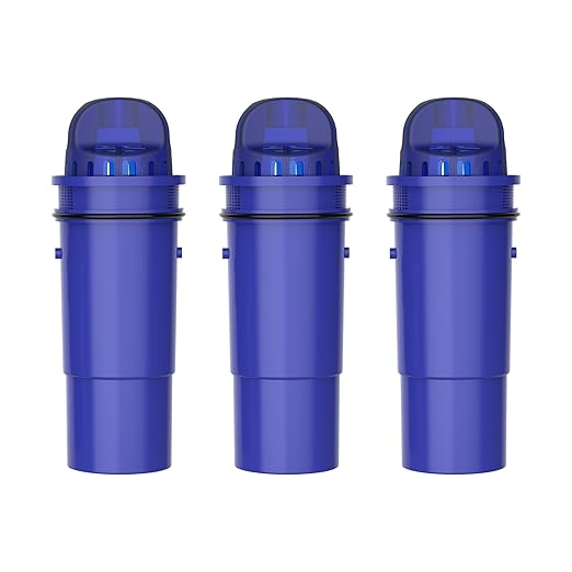 Overbest 7010 Filter Replacement for Pur®, Pur® Plus Water Filter Pitchers and Dispensers, CRF950Z, PPF951K, PPF900Z Water Filter, NSF Certified Pitcher Water Filter, 3 Pack