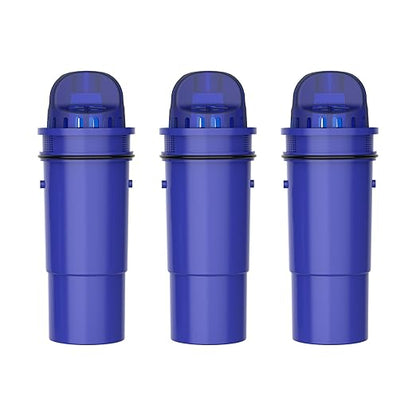 Overbest 7010 Filter Replacement for Pur®, Pur® Plus Water Filter Pitchers and Dispensers, CRF950Z, PPF951K, PPF900Z Water Filter, NSF Certified Pitcher Water Filter, 3 Pack