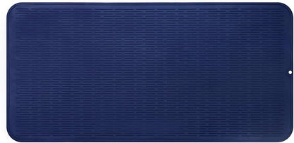 MicoYang Silicone Dish Drying Mat for Multiple Usage,Easy clean,Eco-friendly,Heat-resistant Silicone Mat for Kitchen Counter or Sink,Refrigerator or Drawer Liner Navy Blue 5XL 36inches x 18inches by MicoYang