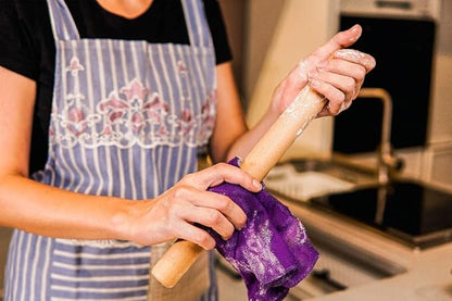 Wood Rolling Pin Dough Roller, Wooden Rolling Pin for Baking Pasta Fondant 13.8 Inches - Straight - Image 5