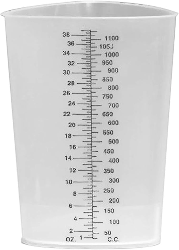 Triangular Polypropylene Graduated Beaker, Translucent