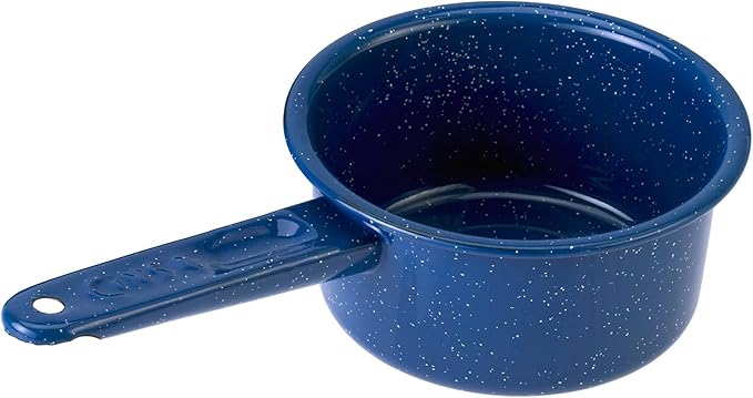 GSI Outdoors 2 qt Sauce Pan | Enameled Steel Sauce Pan for Camping, Cabin and Farmhouse Kitchen - Image 2