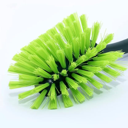 Pine-Sol Scrub Brush Set - Long Handle Cleaning Brushes with Heavy Duty Bristles and Comfort Grip - Scrubbers for Kitchen, Household, and Dishwashing, 2 Pieces - Image 6