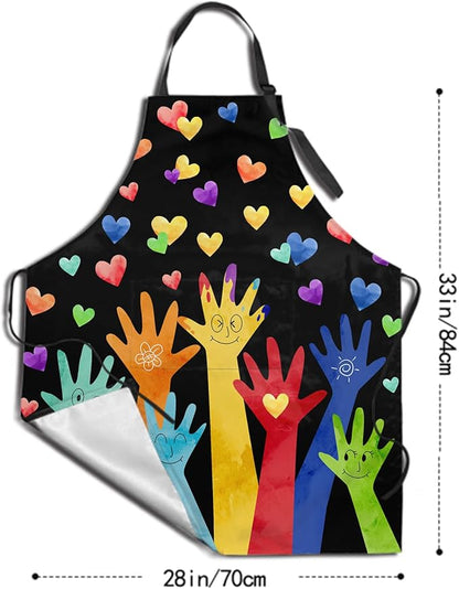 Funny Apron Polyester Grooming Aprons with Pocket for Cooking Kitchen Grilling Adults