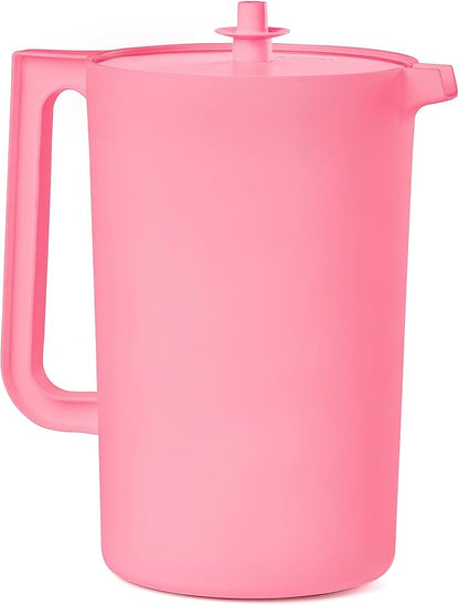 Tupperware Heritage 1 Gallon Pitcher in Soft Candy, Dishwasher Safe and BPA Free