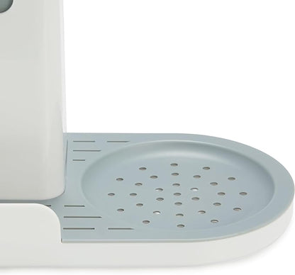 Amazon Basics Kitchen Sink Caddy Organizer for Sponge and Brush Storage, Large, White - Image 4