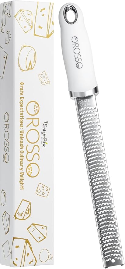Grater, Lemon Zester Cheese Grater, Cheese Shavings, Parme Cheese, Ginger, Garlic, Zester Grater (white) by Unknown
