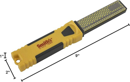 Smith's DCS4 4” Diamond Combination Sharpener - Double Sided Stone - Outdoor Field Knife Sharpener - Fish Hook & Pointed Tools Micro Sharpener - Lightweight, Compact, Handheld - Image 10