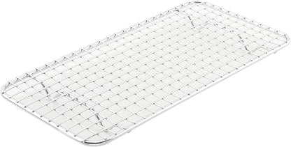 Winco Pan Grate, 5-Inch by 10 1/2-Inch,Chrome, Third Size by Winco