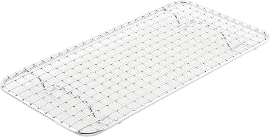 Winco Pan Grate, 5-Inch by 10 1/2-Inch,Chrome, Third Size by Winco