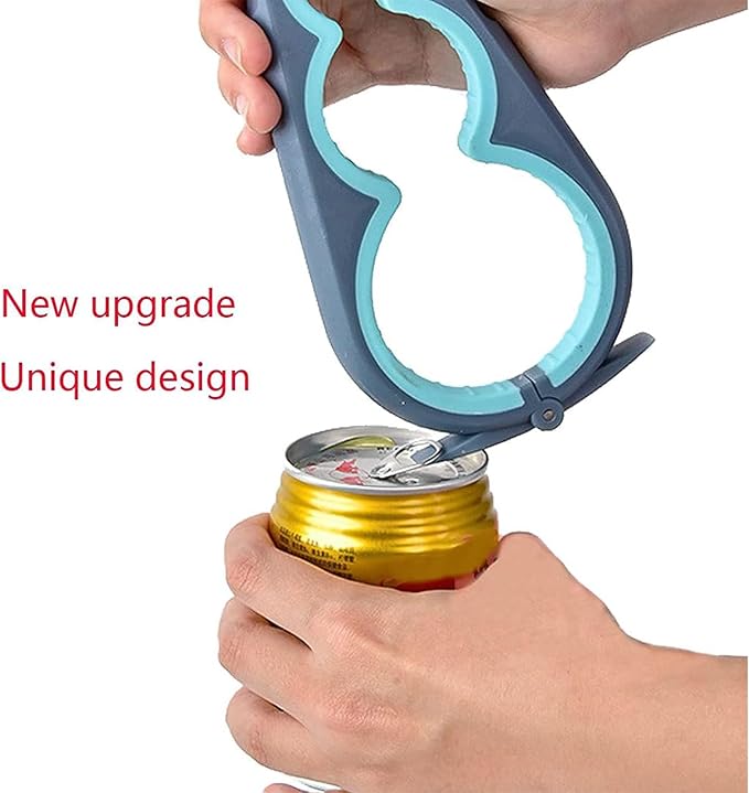 Bottle Opener for Arthritic Hand,Jar Opener for Old People, Children, Women, Those with Weak Hands,Multifunctional Kitchen Gadgets (04-Blue) - Image 7