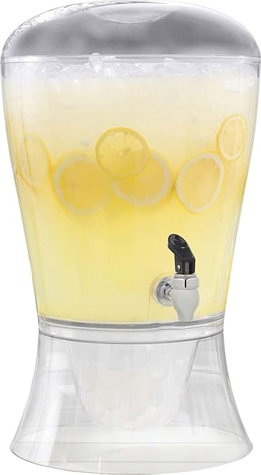 Creativeware 3-Gallon Beverage Dispenser- Poly Prop Beverage Dispenser, Clear - Image 3