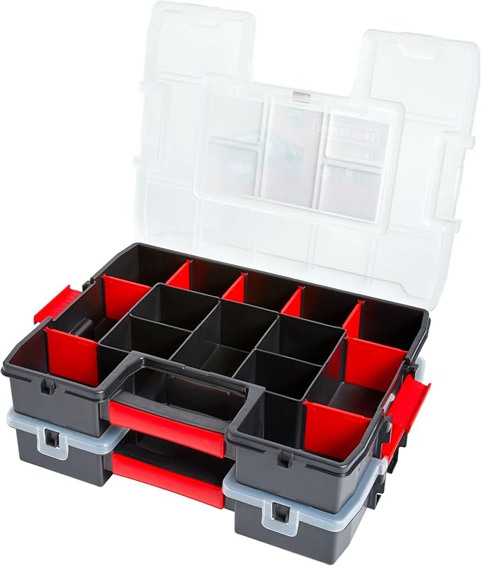 CRAFTSMAN Tool Organizer, 2-Packs with 14-Compartments, Lid Includes Secure Latch (CMST60944M) - Image 3
