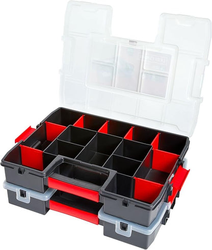 CRAFTSMAN Tool Organizer, 2-Packs with 14-Compartments, Lid Includes Secure Latch (CMST60944M) - Image 3